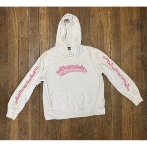 Y2K Aerpostale Hibiscus Tropical Flower Surf Womens Large Hoodie **Faded stains